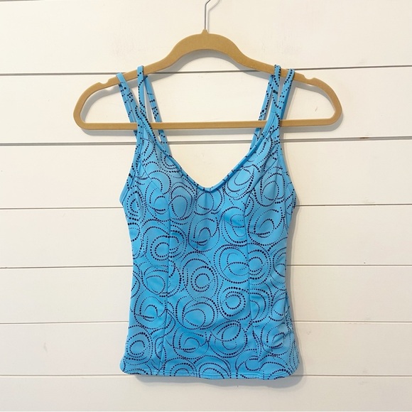 Miraclesuit | Women’s Blue Swirl DesignTankini top ONLY Size 10 - Picture 1 of 8
